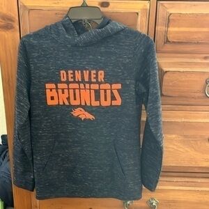 NBA Team Apparel Denver Broncos Hoodie Size Youth Large (12/14) EUC